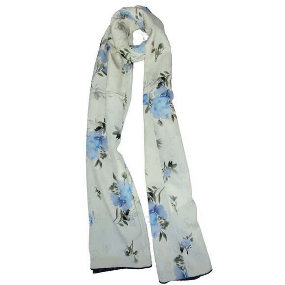 NWT Double-Sided Silk Scarf 27"x70" Long Rectangle Shawl Wrap 3314 - Picture 6 of 8